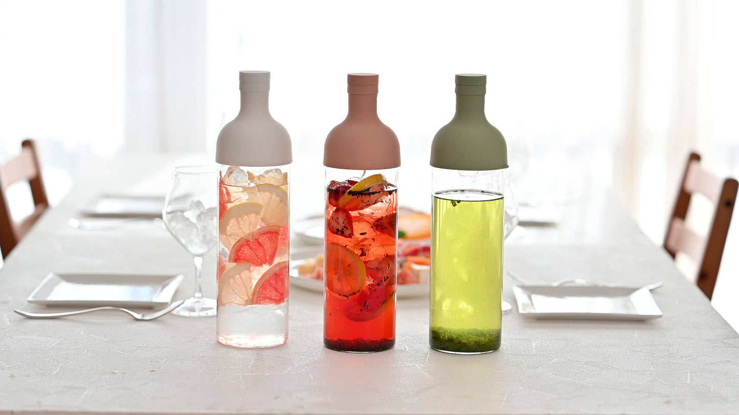 Hario Cold Brew Tea Wine Bottle 750mL: Smokey Pink